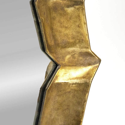 Specchio quadrifoglio dorato