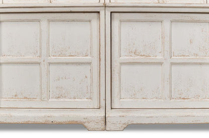 Grande mobiletto in vetro Shabby Chic