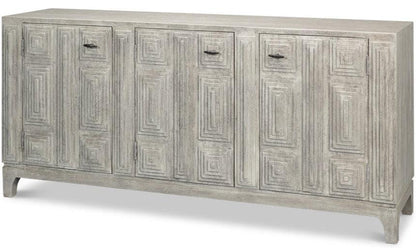 Credenza con porta architettonica grigia