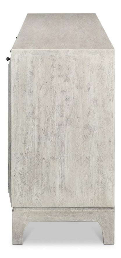 Credenza con porta architettonica grigia