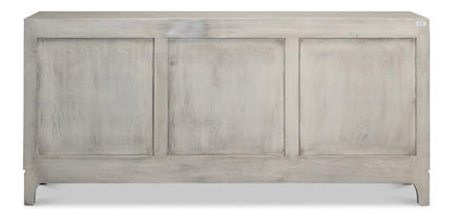 Credenza con porta architettonica grigia