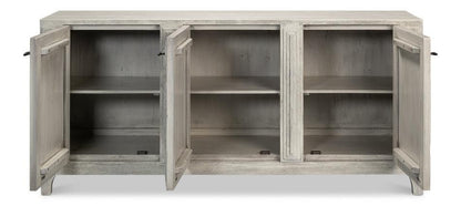 Credenza con porta architettonica grigia