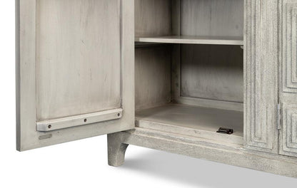 Credenza con porta architettonica grigia