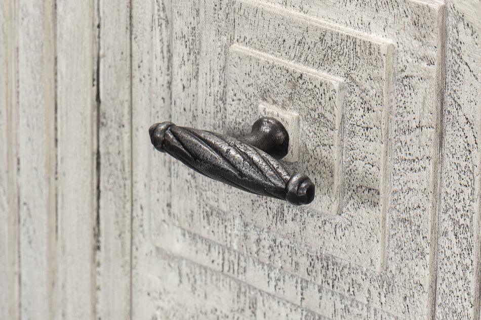 Credenza con porta architettonica grigia