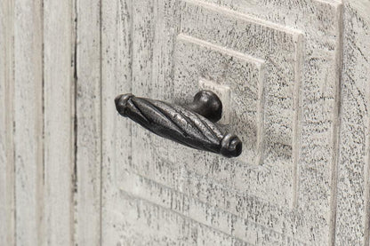 Credenza con porta architettonica grigia