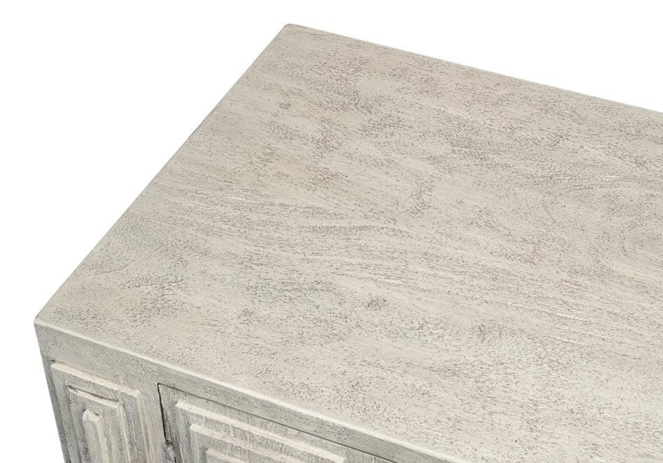 Credenza con porta architettonica grigia