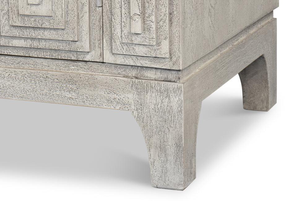 Credenza con porta architettonica grigia