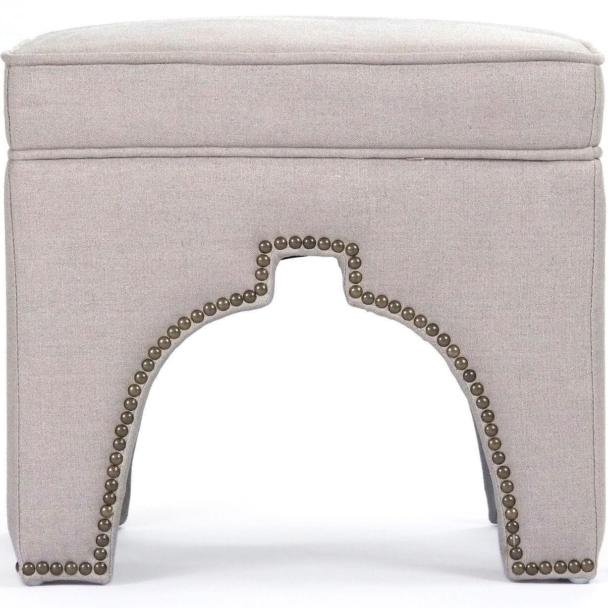 Sgabello cubico grigio