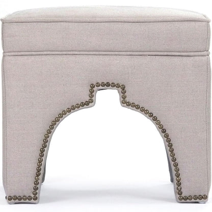 Sgabello cubico grigio