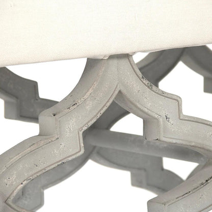 Elegante panca Crescenzo grigia