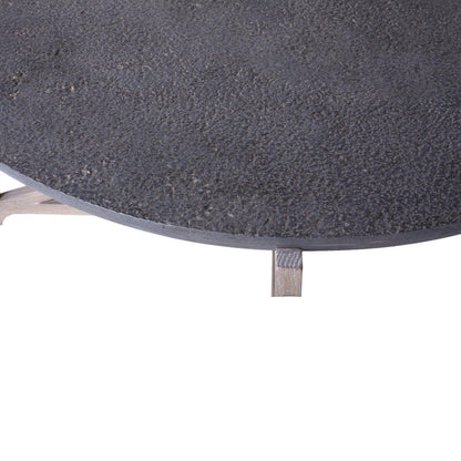 Tavolino da caffè moderno di lusso in marmo grigio