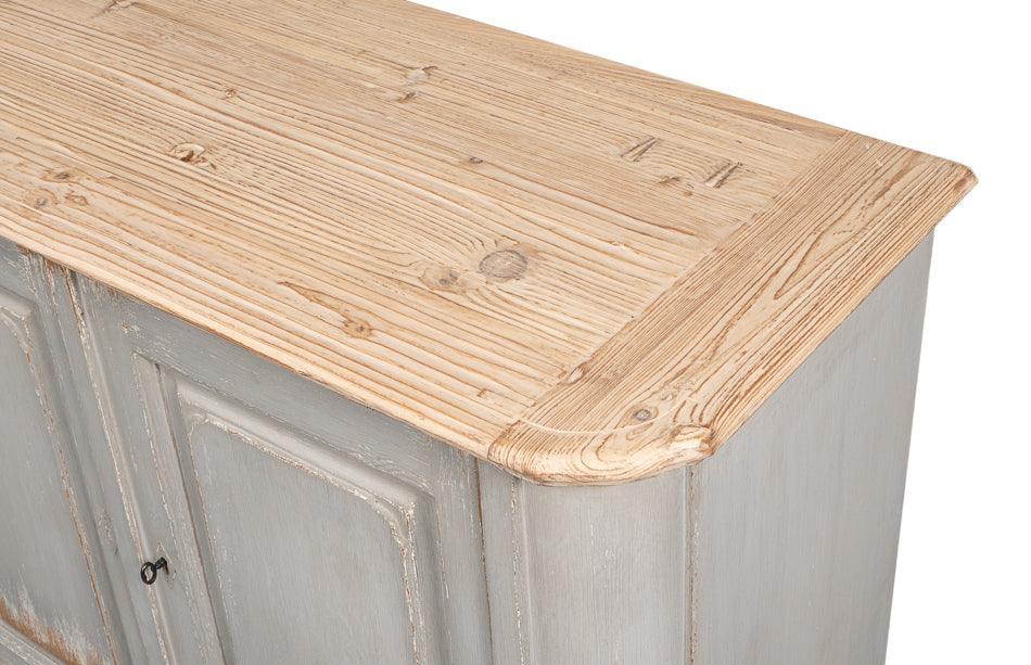 Credenza svedese grigia extra lunga