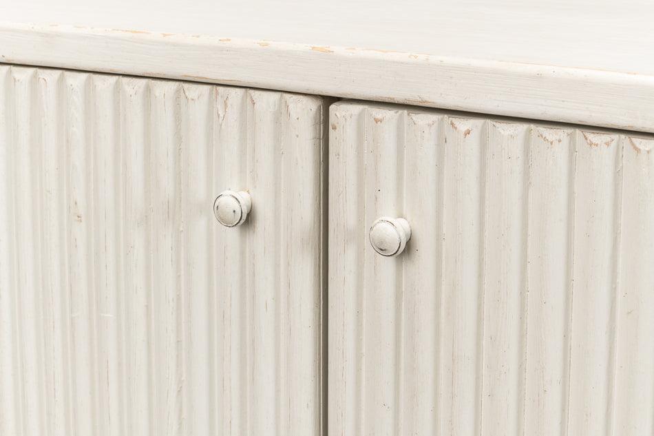 Buffet Halle Ribbed White Demilune