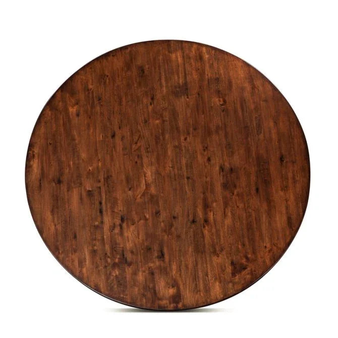 Tavolo da pranzo con piedistallo marrone Chamonix