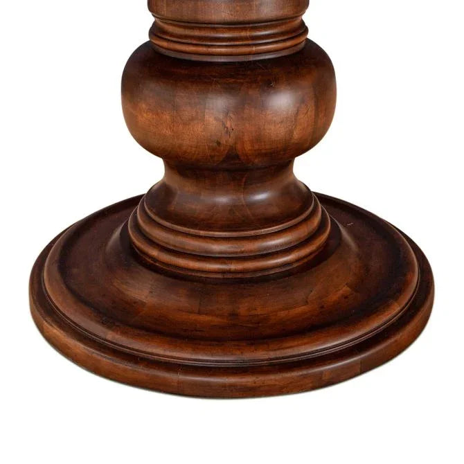 Tavolo da pranzo con piedistallo marrone Chamonix