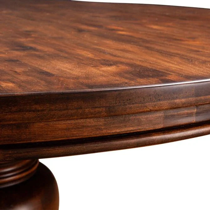 Tavolo da pranzo con piedistallo marrone Chamonix