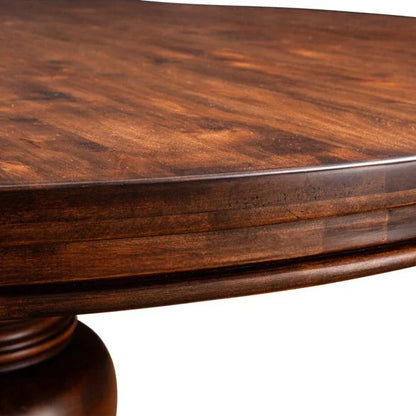 Tavolo da pranzo con piedistallo marrone Chamonix