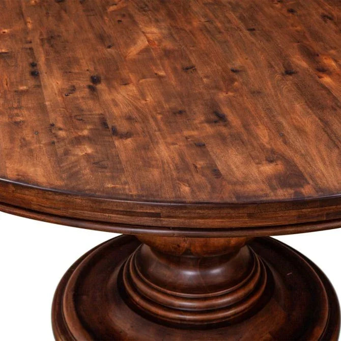 Tavolo da pranzo con piedistallo marrone Chamonix