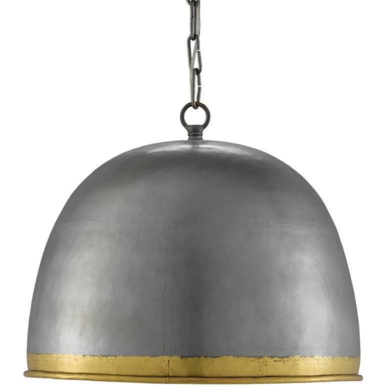 Lampadario a forma di ciotola in ferro stile industriale chic