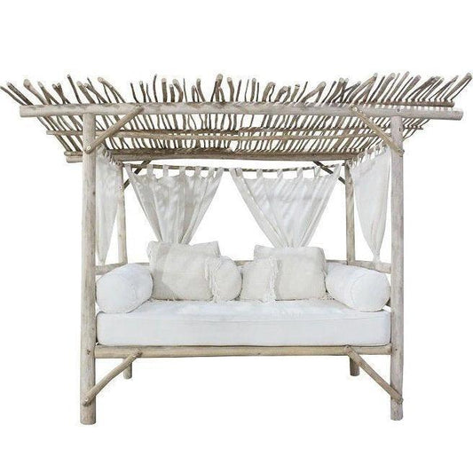 Island Dreams White Tikki Daybed