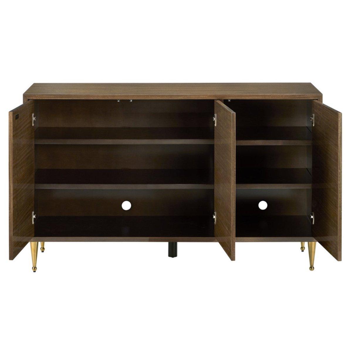 Credenza a 3 ante marrone fulvo