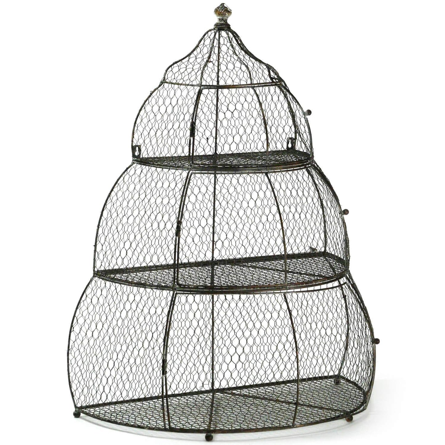 Grande mensola per voliera in ferro con gabbia per uccelli