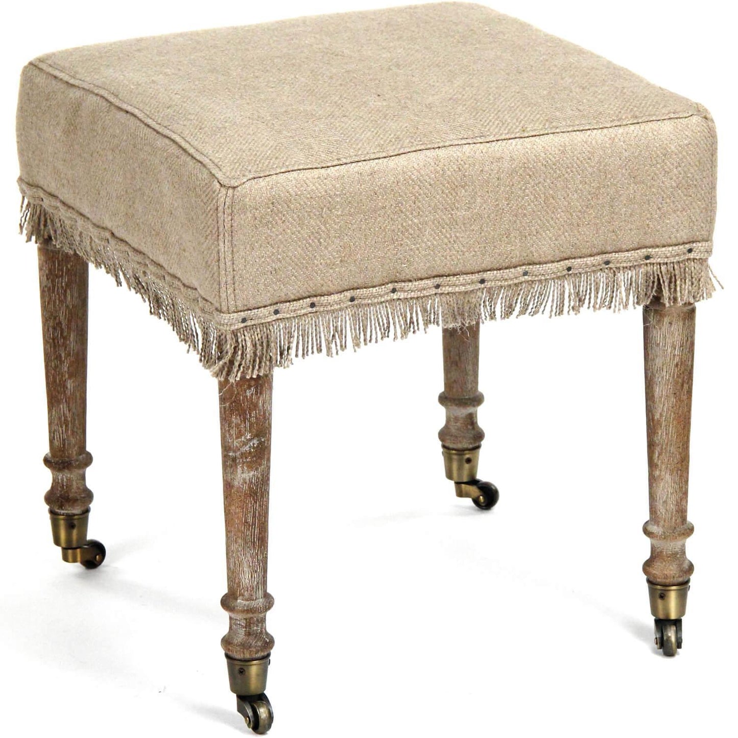 Sgabello con frange Laurent