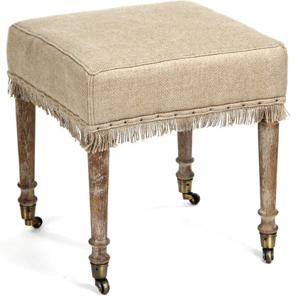 Sgabello con frange Laurent