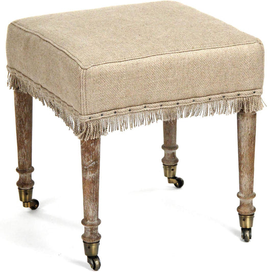 Sgabello con frange Laurent