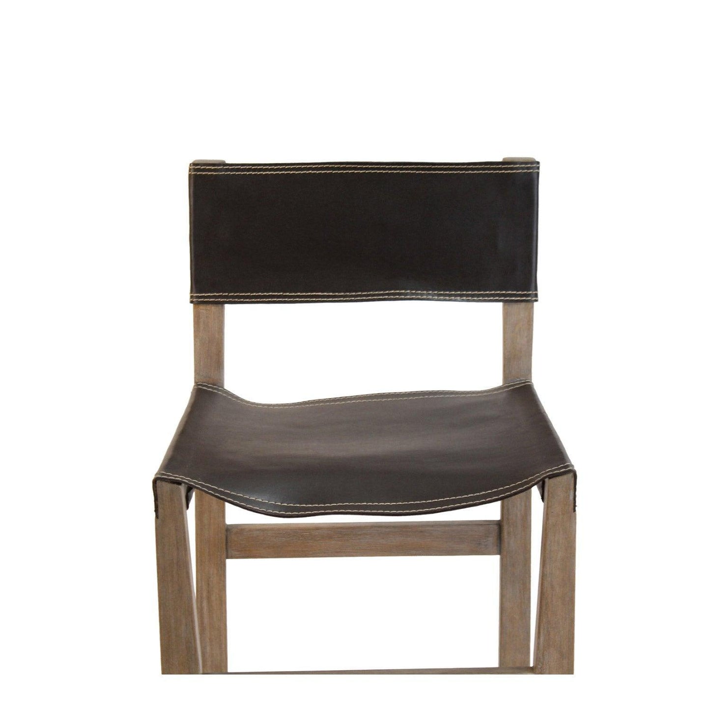 Sgabello da bar in pelle da regista