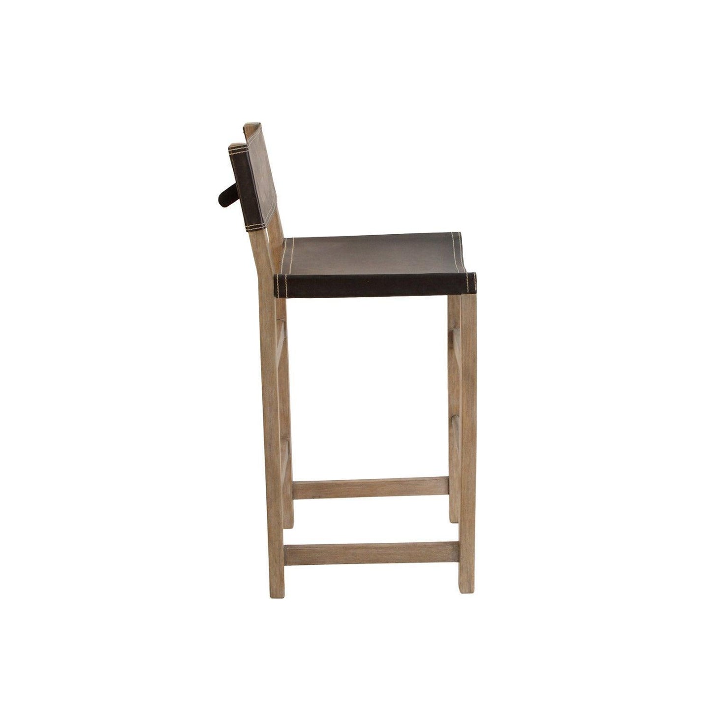 Sgabello da bar in pelle da regista