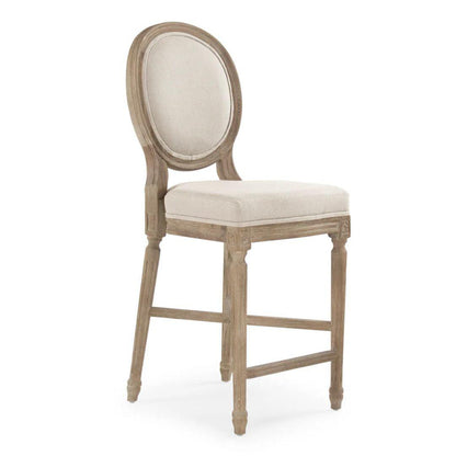 Sgabello da bar con medaglione francese