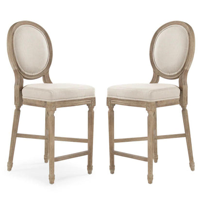 Sgabello da bar con medaglione francese