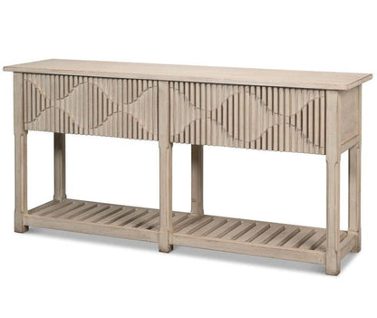 Tavolo consolle con pannello rialzato Lola