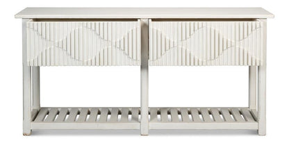 Tavolo consolle con pannello rialzato Lola