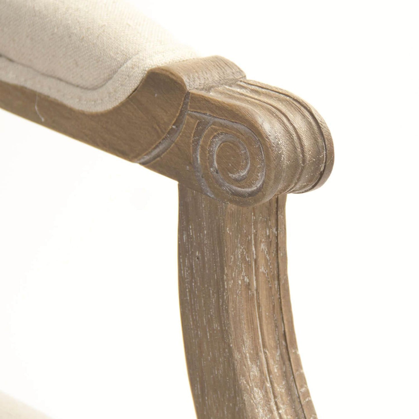 Panca con schienale in canna di Long Louis