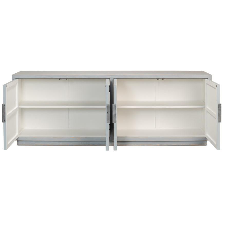 Mobile buffet blu patinato lungo