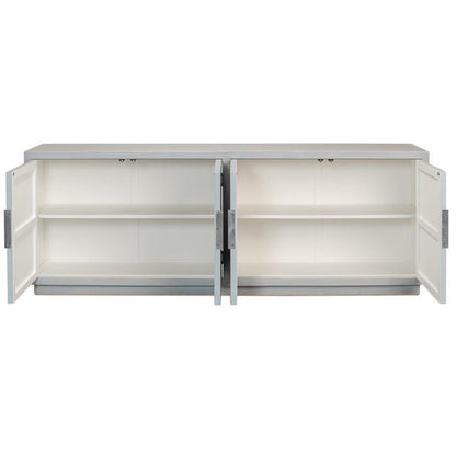 Mobile buffet blu patinato lungo