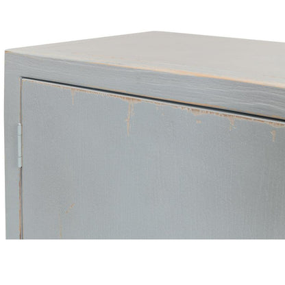 Mobile buffet blu patinato lungo