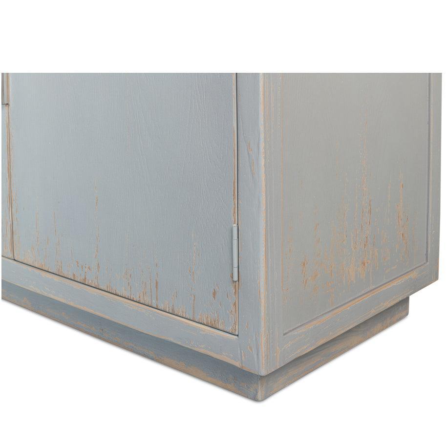 Mobile buffet blu patinato lungo