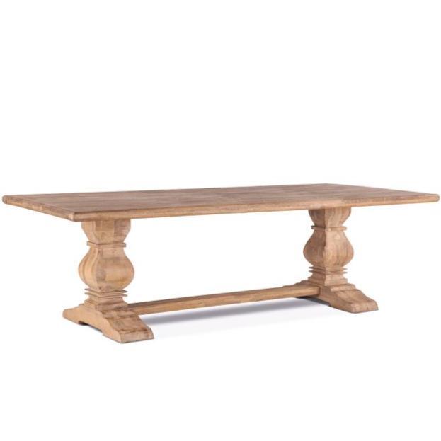 Tavolo da pranzo in rovere antico stile fattoria