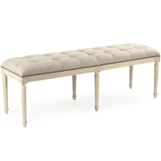 Panca Louis Tufted Off White