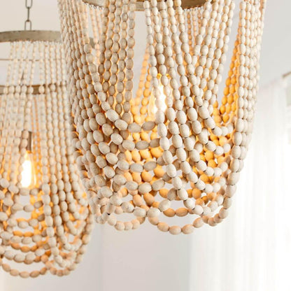 Ciondolo Luna Boho con perline