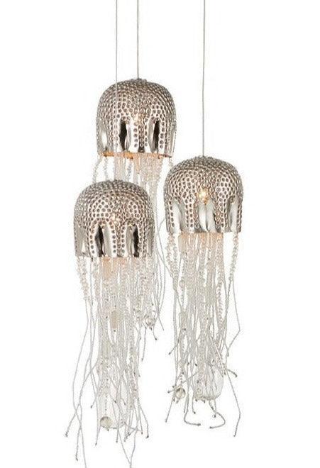 Ciondolo multi-goccia a forma di medusa maestosa