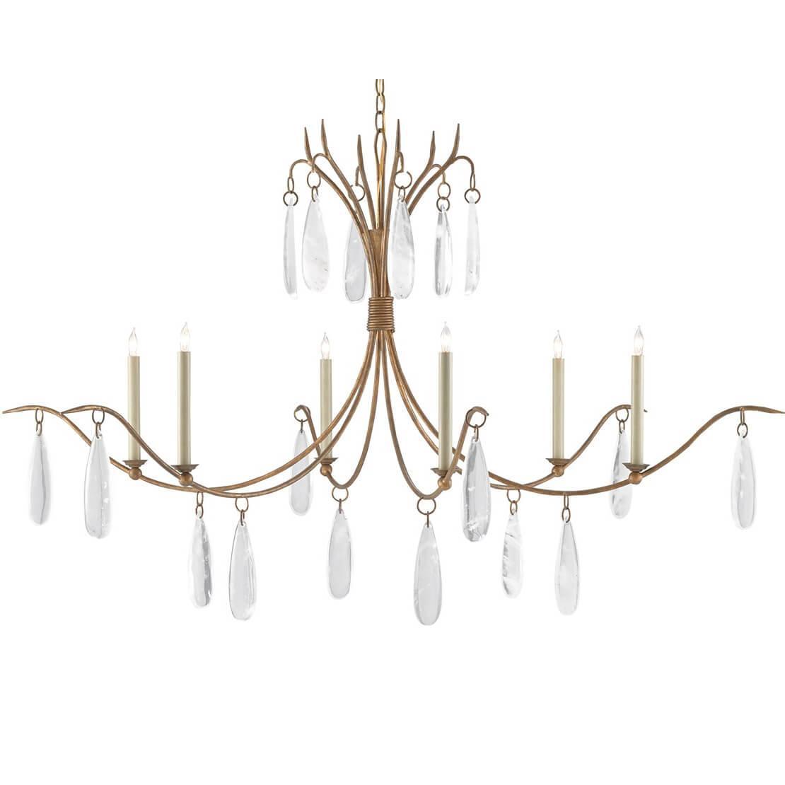 Lampadario contemporaneo Majesty Gold