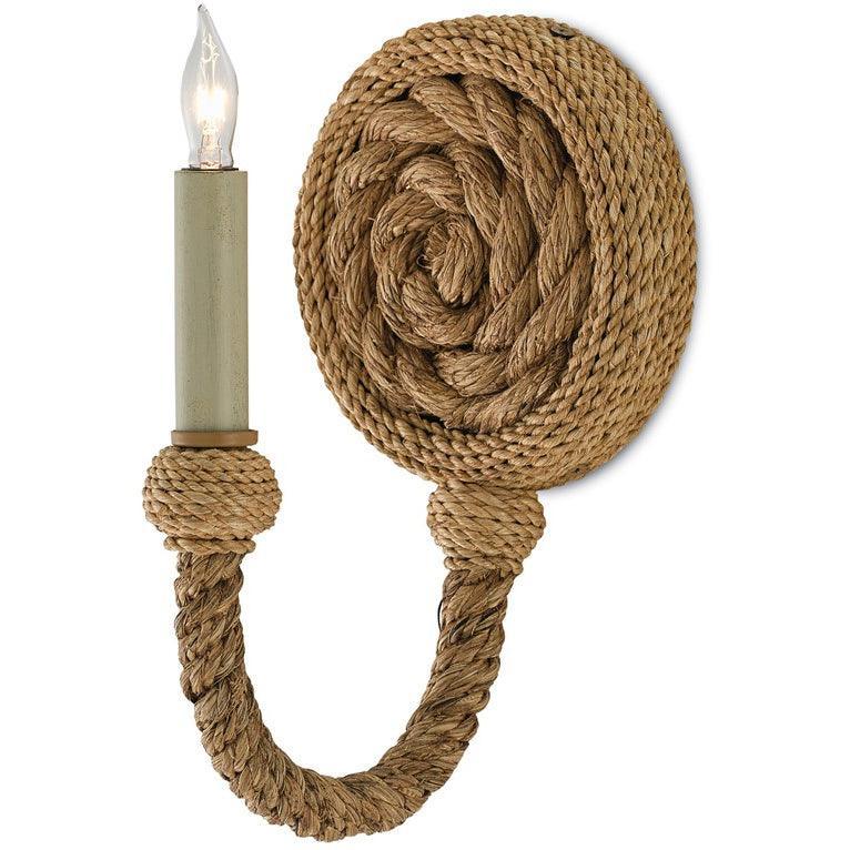Applique da parete con candela Merchant Rope
