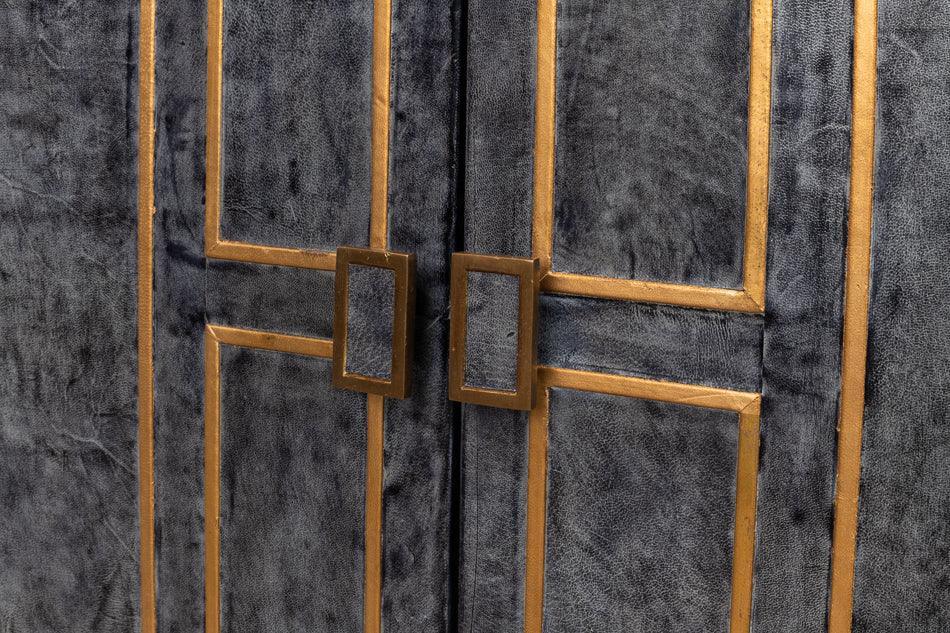 Buffet in pelle Bel Air blu notte