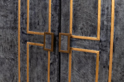 Buffet in pelle Bel Air blu notte