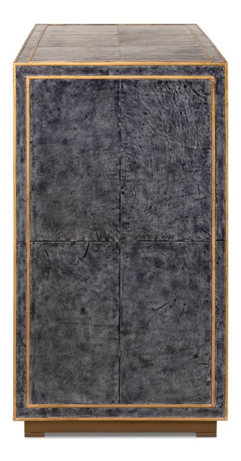 Buffet in pelle Bel Air blu notte