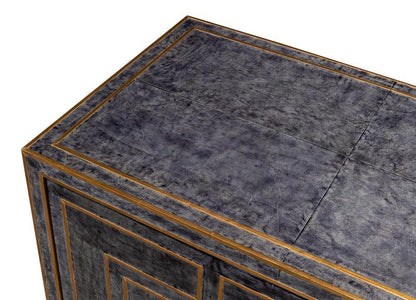 Buffet in pelle Bel Air blu notte